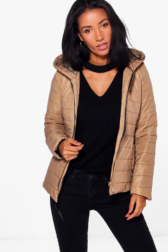 Eloise Hooded Quilted Jacket